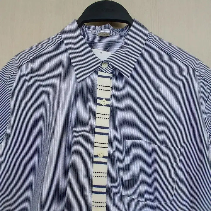 [BUNJANG] COVER Striped Short-Sleeve Shirt / COVER 스트라이프 반팔 남방 셔츠