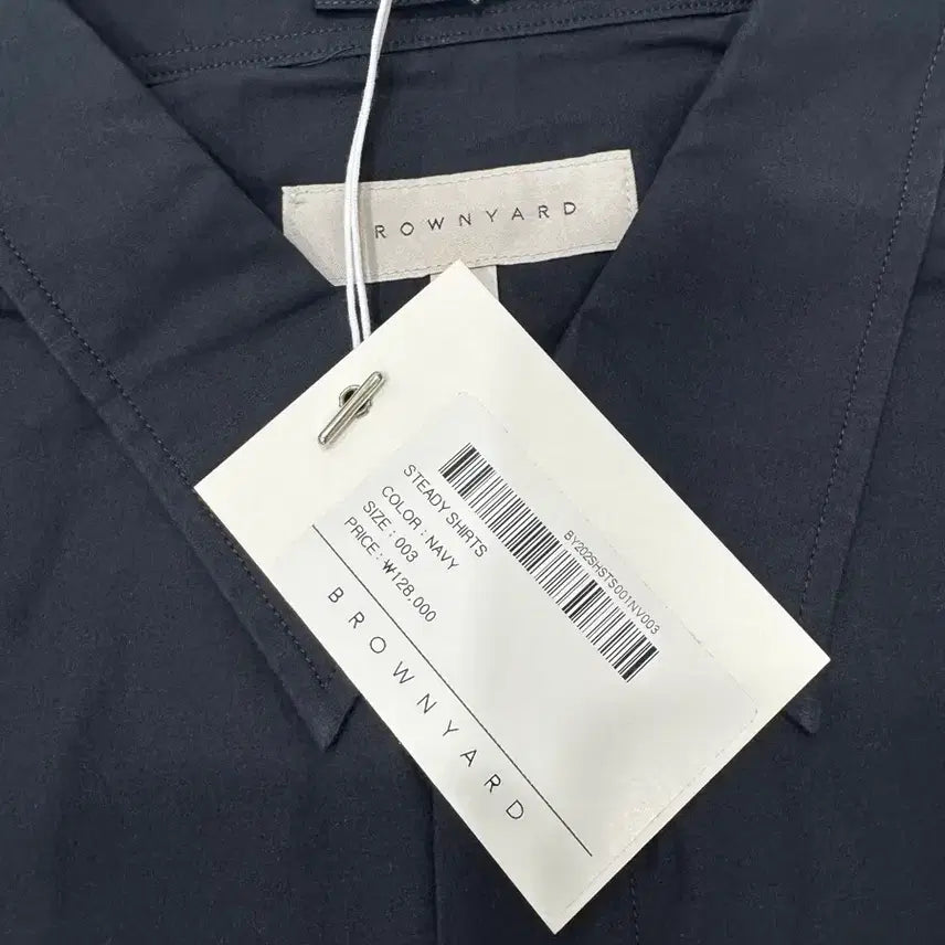 [BUNJANG] Brown Yak Steadishirts Navy / 브라운야드 스테디셔츠 네이비