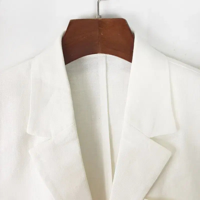 [BUNJANG] MAX STUDIO Linen Blend Jacket / MAX STUDIO 새상품 린넨혼방 자켓 90