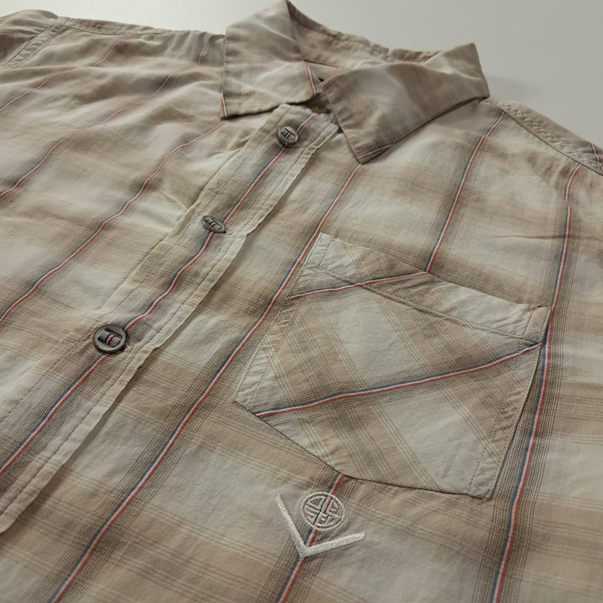 [BUNJANG] Diesel 90s Hong Kong Edition Vintage Check Short-Sleeve Shirt / CK492 L 디젤 90s 홍콩판 빈티지 체크 반팔 셔츠 남방