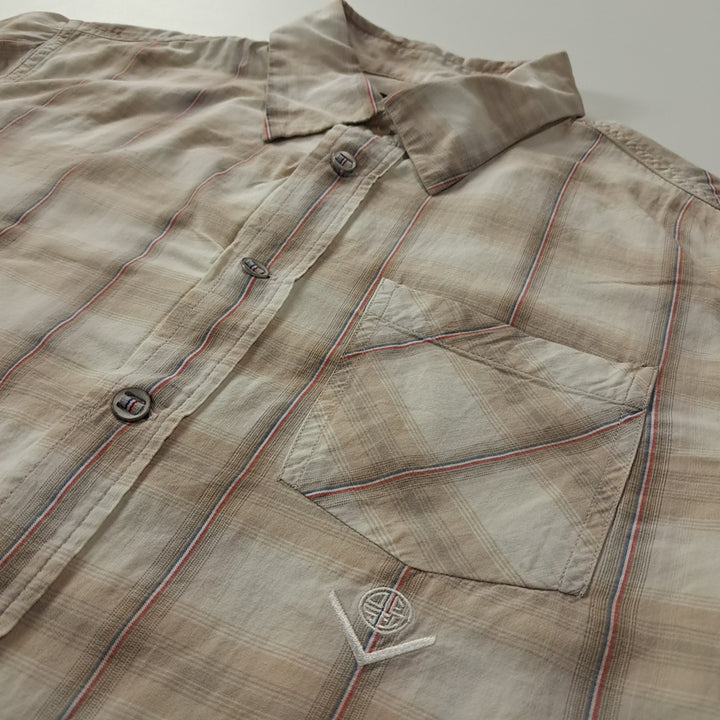 [BUNJANG] Diesel 90s Hong Kong Edition Vintage Check Short-Sleeve Shirt / CK492 L 디젤 90s 홍콩판 빈티지 체크 반팔 셔츠 남방
