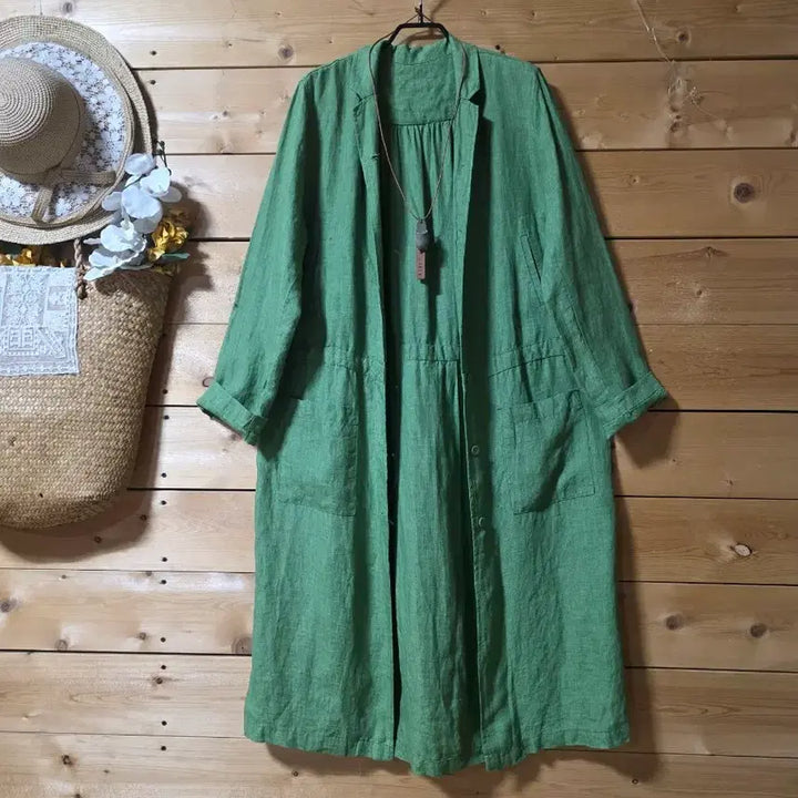 [BUNJANG] 100% Linen Jacket / 마100% 자켓. (목걸이 코디용입니다