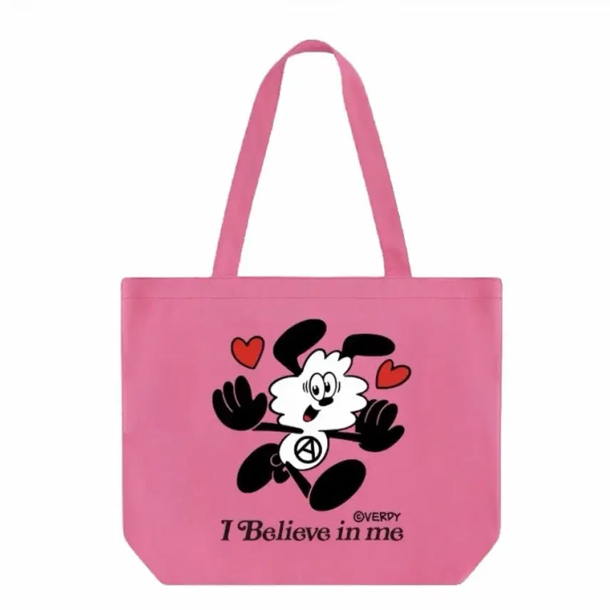 [BUNJANG] Verdi Exhibition Eco Bag Pink / VERDY 베르디 전시 에코백 핑크