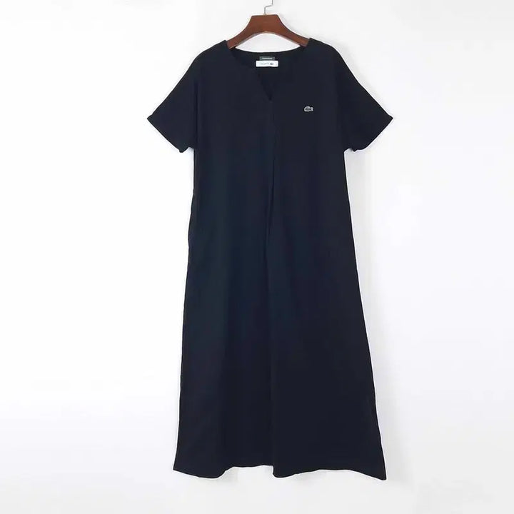 [BUNJANG] Lacoste Japan V-Neck Dress Size 34 / 라코스테 재팬 브이넥 원피스 34