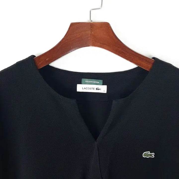[BUNJANG] Lacoste Japan V-Neck Dress Size 34 / 라코스테 재팬 브이넥 원피스 34