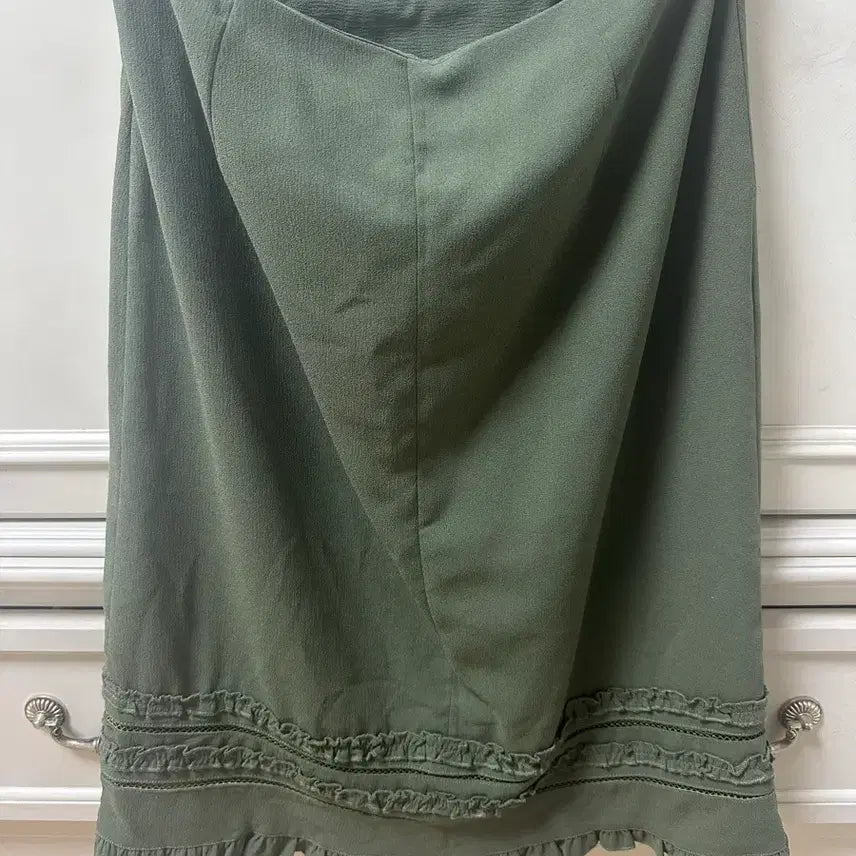 [BUNJANG] Frill Detail Midi Skirt / 프릴디테일 미디 스커트