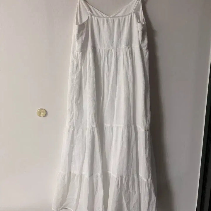 [BUNJANG] Uniqlo Sleeveless Maxi Dress M / 유니클로 M 나시 롱 원피스 휴양지 나시 원단 질좋음 원가69900