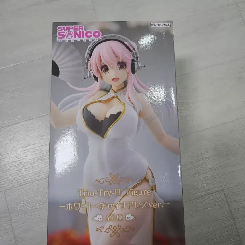 [BUNJANG] Super Sonico White China Dress Figure Trio-Try-IT Series / 택포1.4) 슈퍼 소니코 화이트 차이나 드레스 피규어