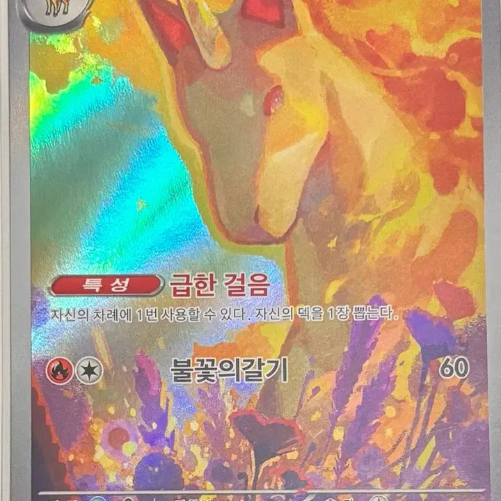 [BUNJANG] Pokemon Card Rapidash AR / 포켓몬카드 날쌩마 AR