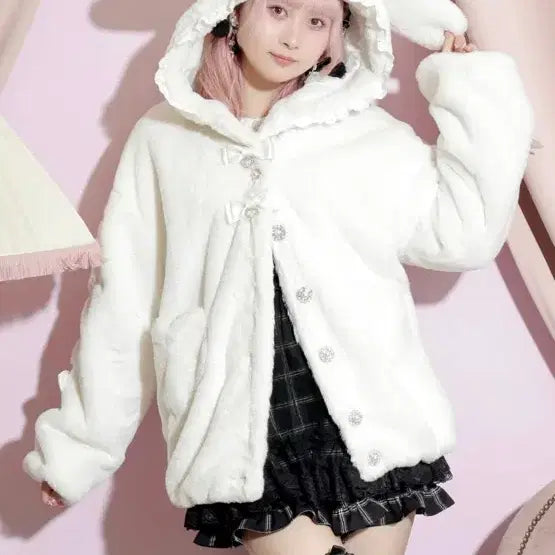 [BUNJANG] Noemi Usamimi Fur Parka / 노에미 우사미미 퍼파카 판매합니다