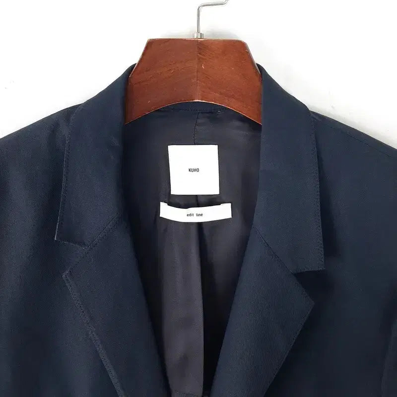 [BUNJANG] KUHO Linen Blend Roll-Sleeve Tailor Jacket / 구호 린넨혼방 롤업소매 테일러자켓 90