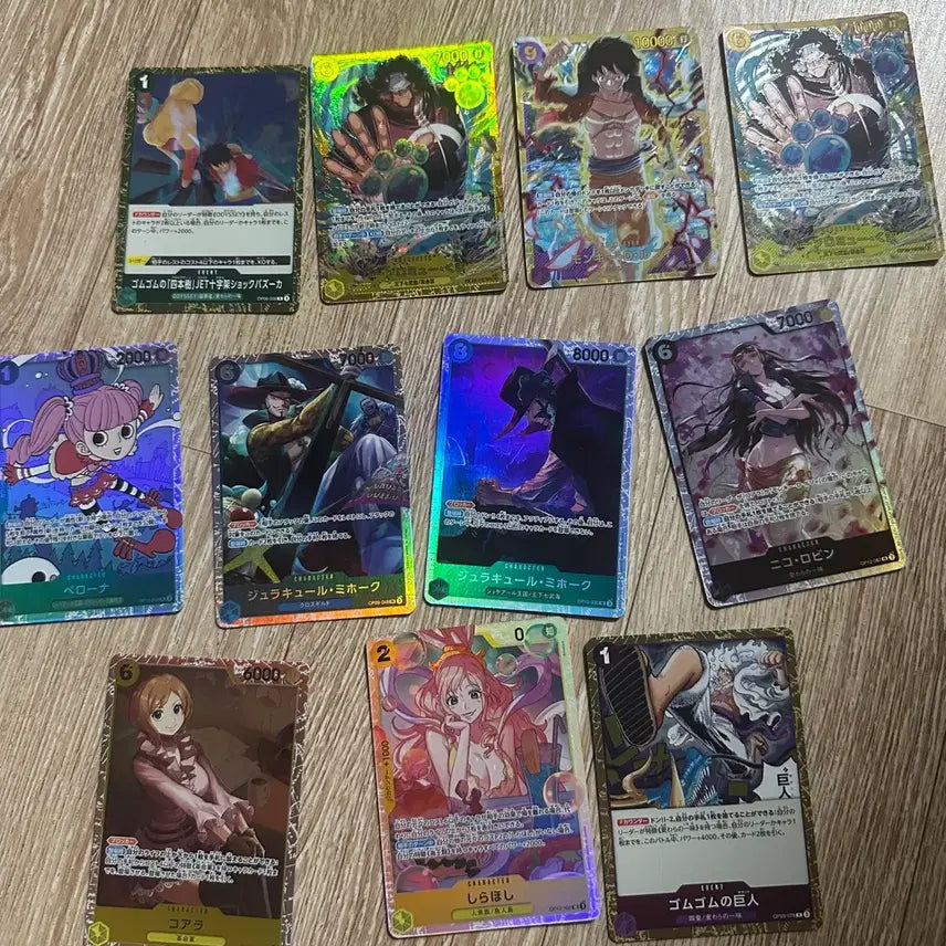 [BUNJANG] One Piece Japanese Edition Trading Card Bundle Set / (일괄)원피스 일판 카드 팝니다