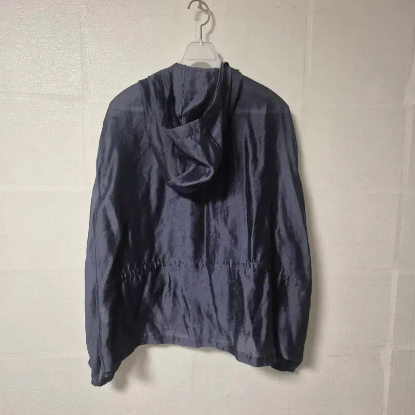 [BUNJANG] OZOC Navy Hooded Windbreaker Jacket / OZOC 네이비 후드 바람막이 88