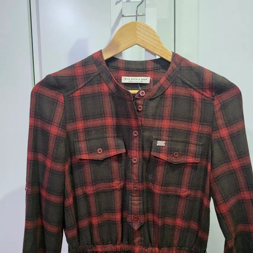 [BUNJANG] Beanpole REISS Check Shirt Dress / 빈폴 REISS 체크 셔츠 원피스