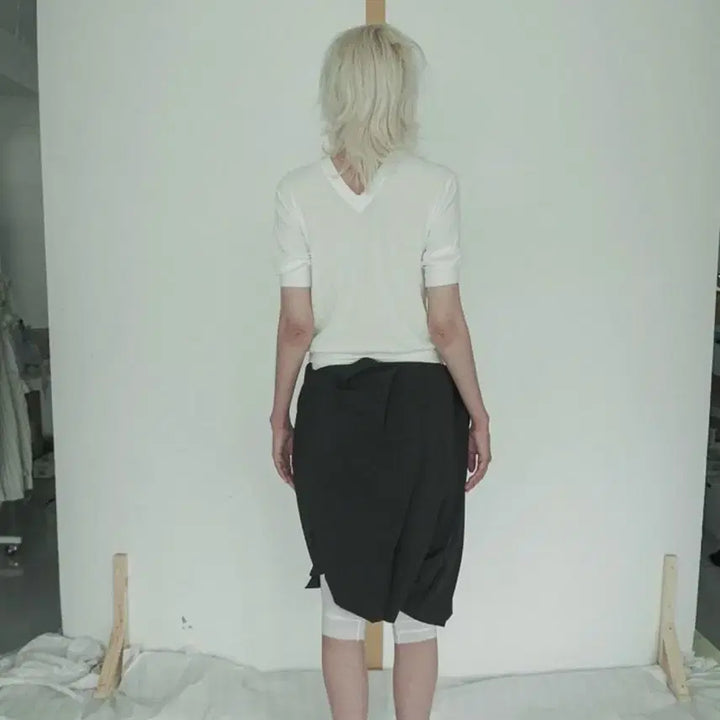 [BUNJANG] Eongsse Pinched Pleats Skirt Black Size 2 / 에옹쓰 플리츠스커트 pinched pleats skirt 블랙2