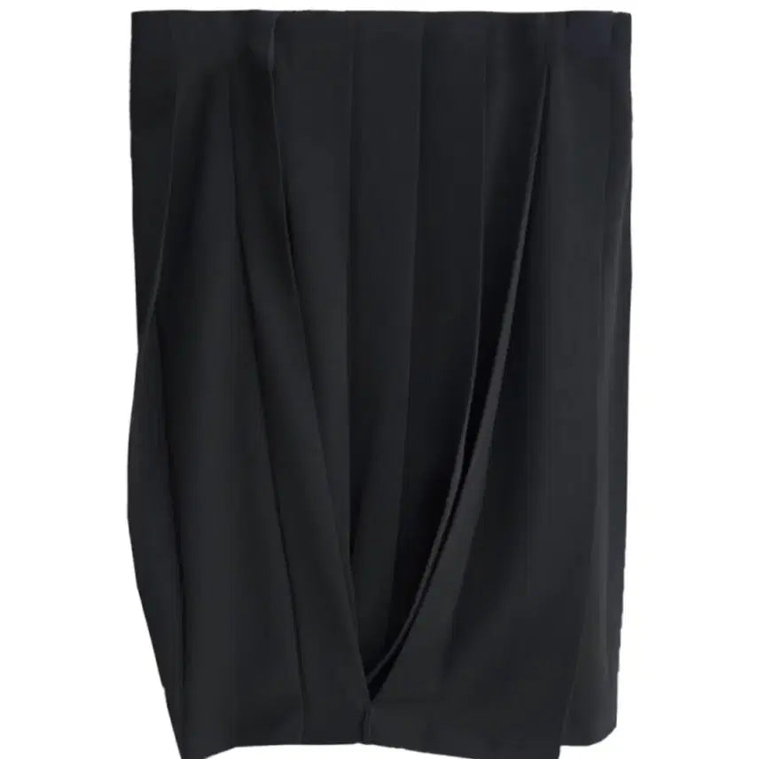 [BUNJANG] Eongsse Pinched Pleats Skirt Black Size 2 / 에옹쓰 플리츠스커트 pinched pleats skirt 블랙2