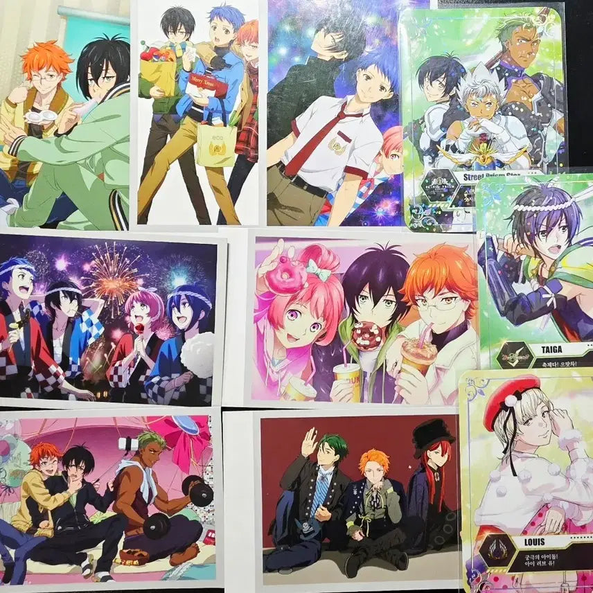 [BUNJANG] King of Prism Taiga Set Lucky Draw Photocard / 일괄) 킹프리 타이가 위주 지류 모펀 콜라보 폴라류이드 특전 포토카드 등