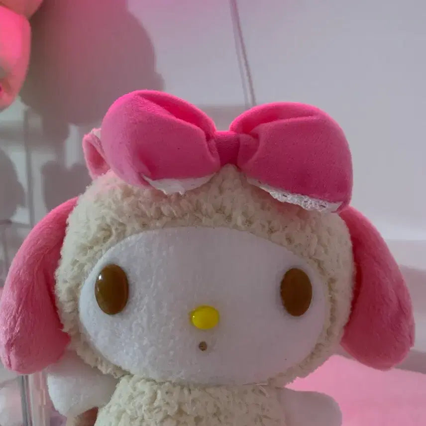 [BUNJANG] Vintage My Melody "Cat Costume" Plush Doll / 고전 고양이 옷입은 마이멜로디 산리오 인형