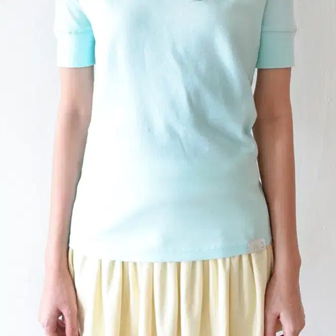 [BUNJANG] Fe.3 Rib Half Top (Mint) / 샵페어리 [fe.3] rib half top (mint) 민트