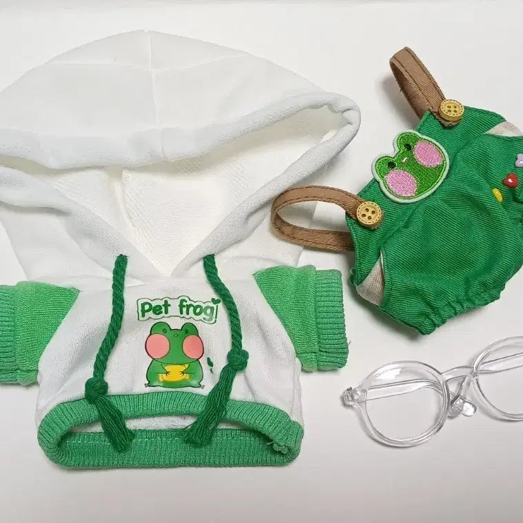 [BUNJANG] 20cm Doll Clothes and Glasses Set / 20cm 인형옷 안경 (일괄판매)