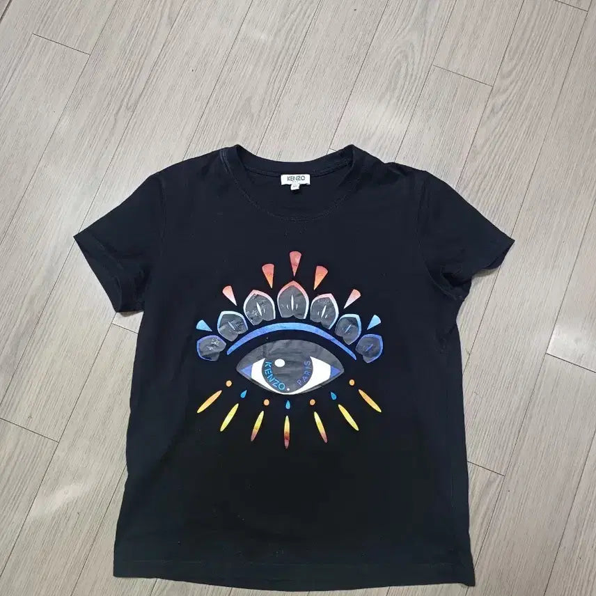 [BUNJANG] KENZO Eye Black Short Sleeve T-Shirt / KENZO 겐조 아이 블랙 반팔 티셔츠85~90