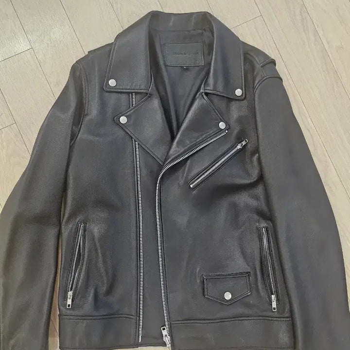 [BUNJANG] SPERONE Double Rider 100% Lambskin Leather Jacket / [L] 스페로네 더블 라이더 램스킨 100% 자켓