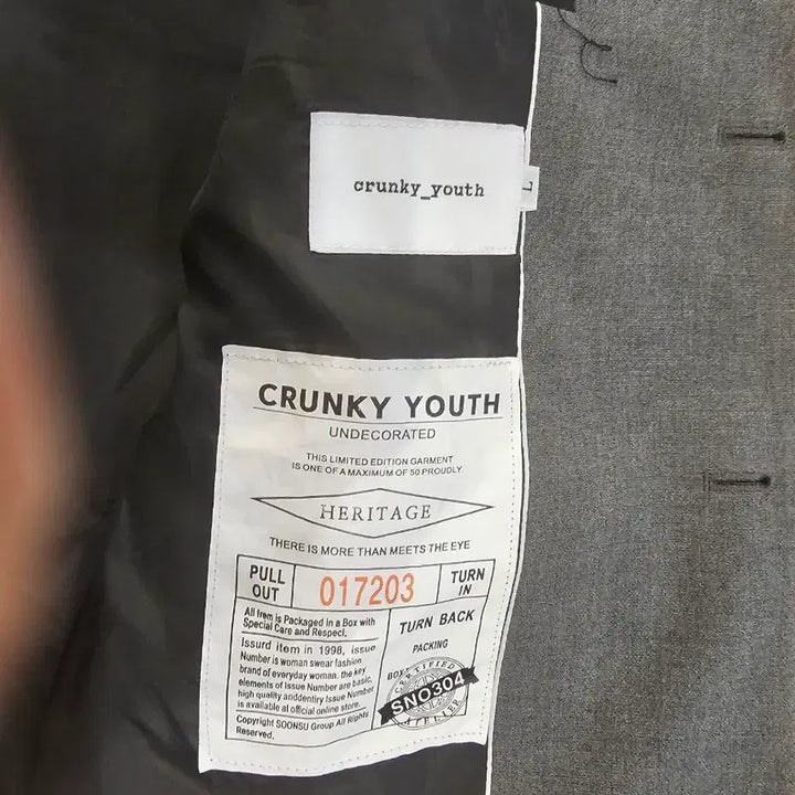 [BUNJANG] Grey Cropped Blazer / 그레이 크롭 블레이저