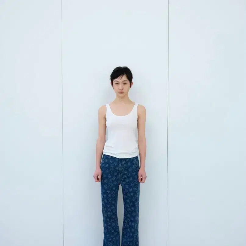 [BUNJANG] Vermula Bootcut Denim Pants - Blue / 버뮬라 부츠컷 데님 팬츠 - 블루
