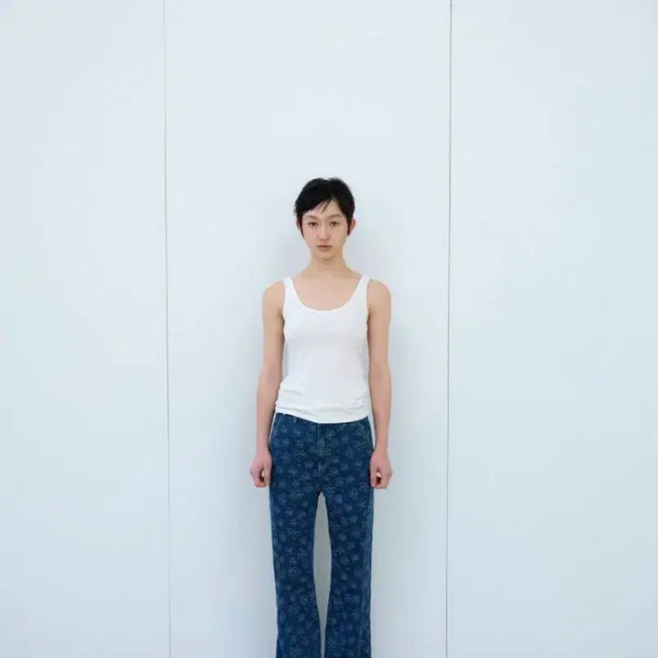 [BUNJANG] Vermula Bootcut Denim Pants - Blue / 버뮬라 부츠컷 데님 팬츠 - 블루