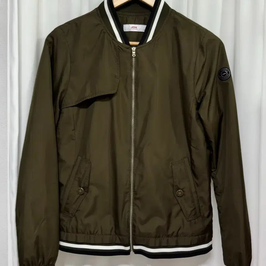 [BUNJANG] JDX Khaki Bomber Jacket / JDX 카키색 봄버 자켓