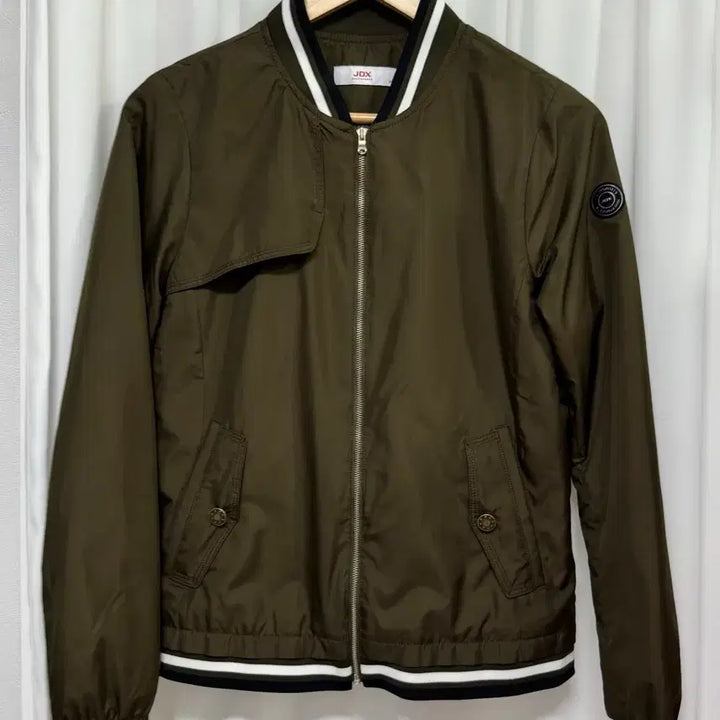 [BUNJANG] JDX Khaki Bomber Jacket / JDX 카키색 봄버 자켓
