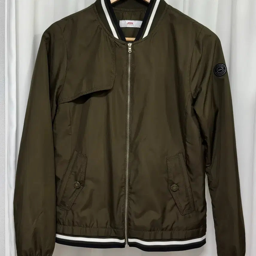 [BUNJANG] JDX Khaki Bomber Jacket / JDX 카키색 봄버 자켓