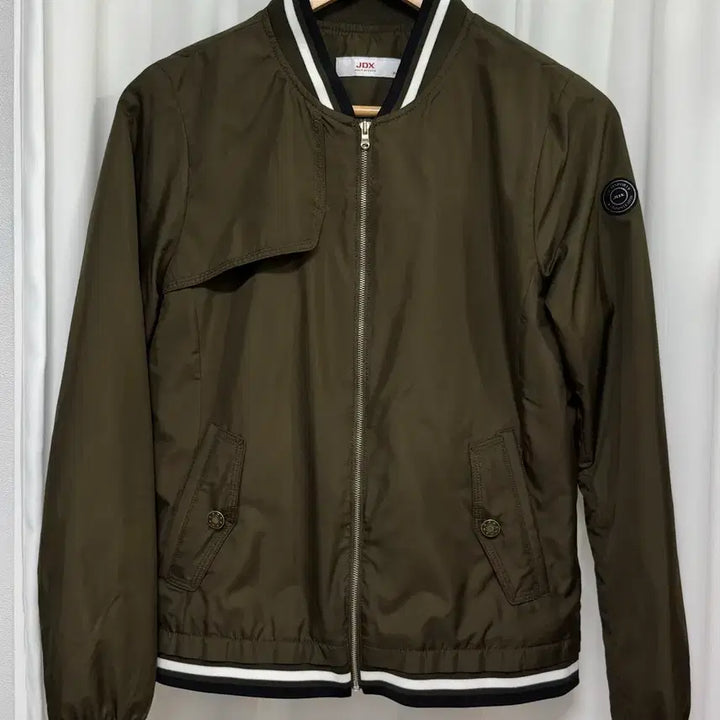 [BUNJANG] JDX Khaki Bomber Jacket / JDX 카키색 봄버 자켓