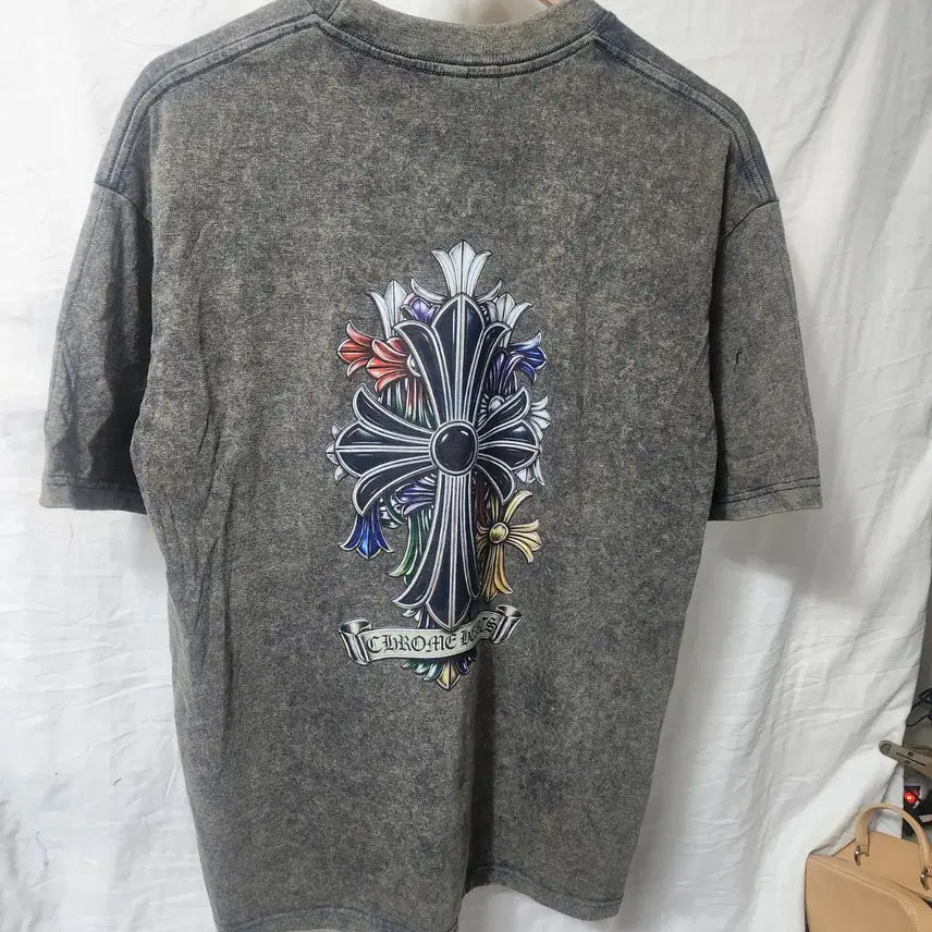 [BUNJANG] Chrome Hearts Washed Short Sleeve T-Shirt XL / 크롬하츠 워싱 반팔 티셔츠 XL