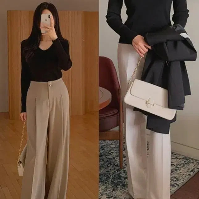 [BUNJANG] The J.Soo V-Neck Knit Black New / [the J.Soo] 베이스 V넥 니트 블랙 새상품