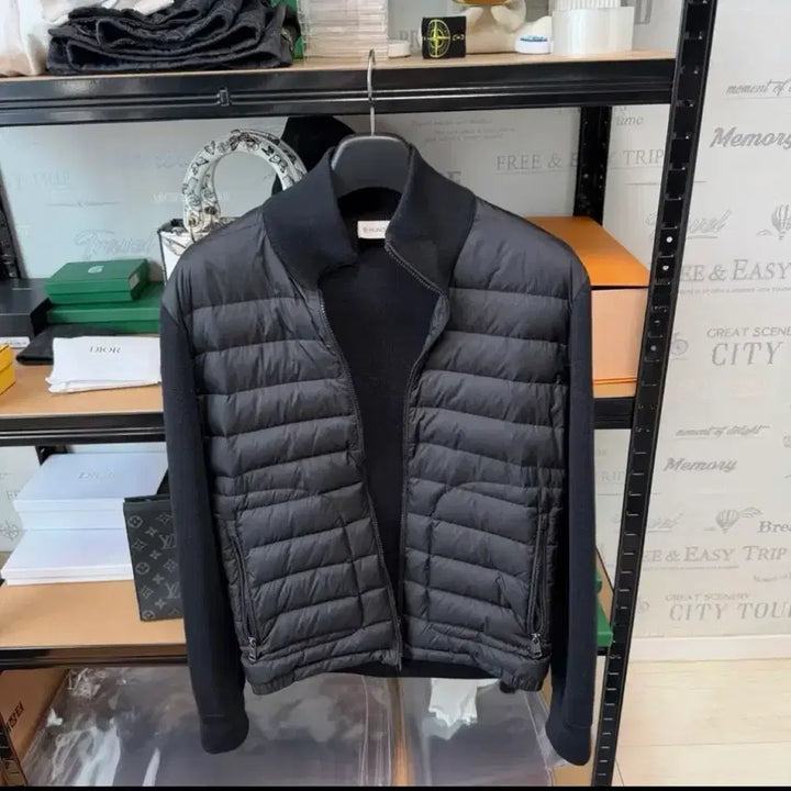 [BUNJANG] Moncler Knit Puffer Jacket Black M / 몽클레어 니트패딩 m