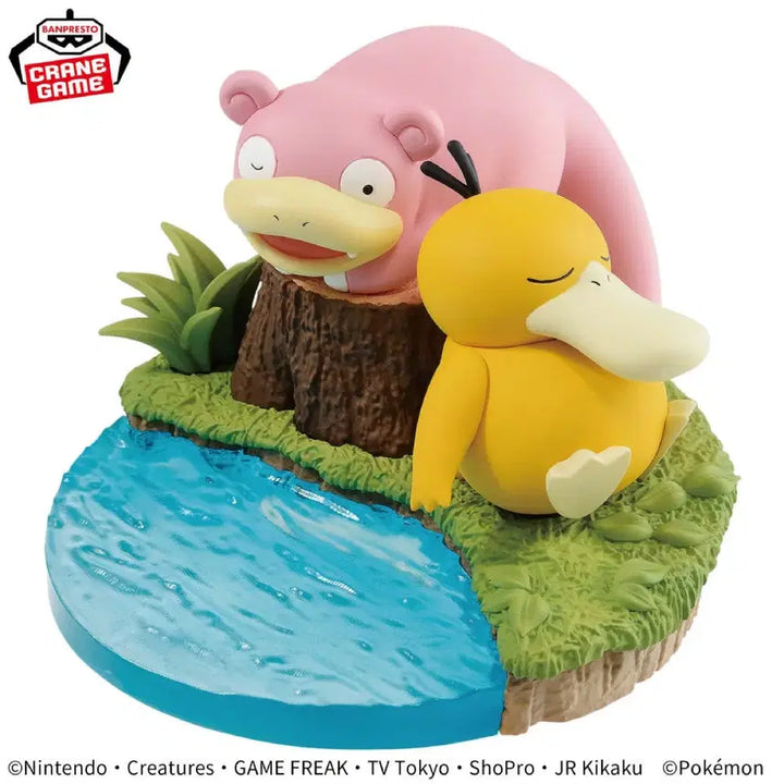 [BUNJANG] Banpresto Pokemon Resting Time Slowpoke Golduck Figure / 포켓몬 휴식시간 야돈 고라파덕 피규어 반프레스토