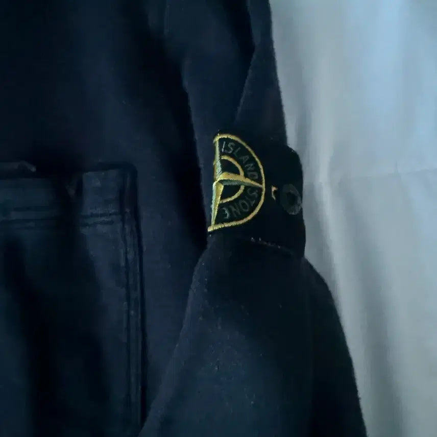 [BUNJANG] Stone Island Navy Pocket Sweatshirt / 스톤아일랜드 포켓 맨투맨 네이비