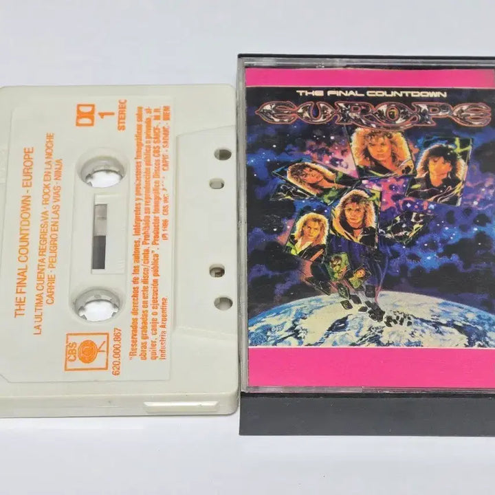 [BUNJANG] Europe The Final Countdown Cassette Tape (Rare Argentinian Pressing) / Europe - The Final Countdown 카세트 테이프 (희귀