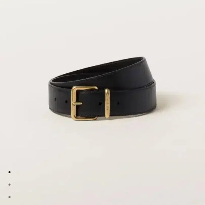 [BUNJANG] Miu Miu Leather Belt 85 / 미우미우 가죽벨트85