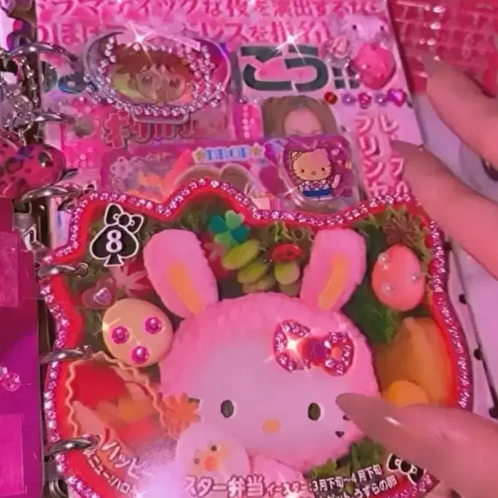 [BUNJANG] Sanrio Hello Kitty 2015 Vintage Lunch Box Paper Card / 2015 고전 키티 도시락 지류카드