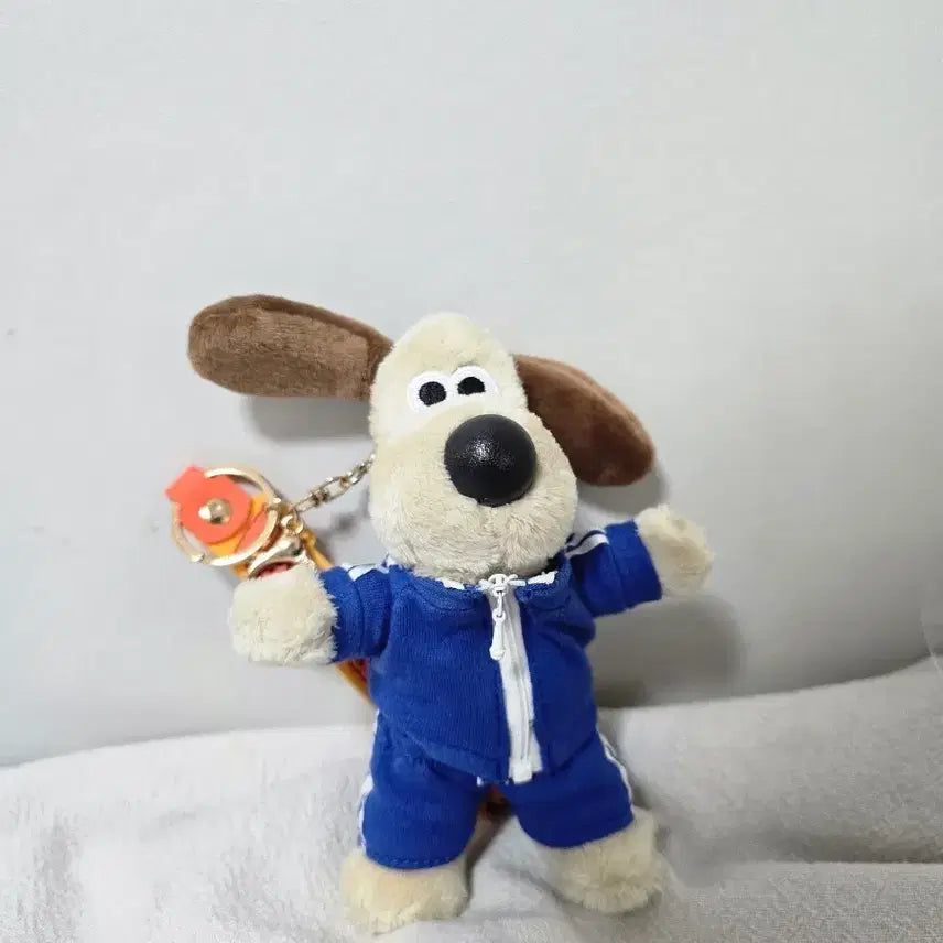 [BUNJANG] Gromit Plush Keychain / 그로밋 인형 키링