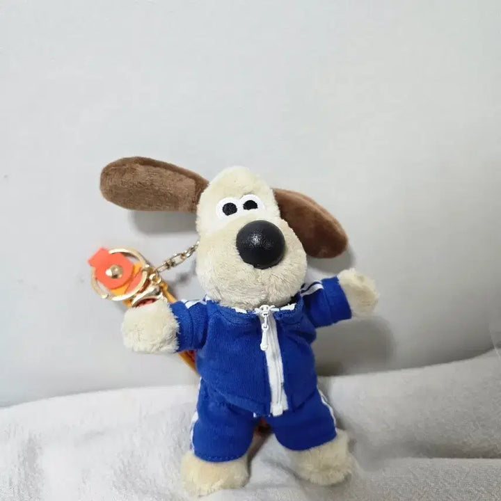 [BUNJANG] Gromit Plush Keychain / 그로밋 인형 키링