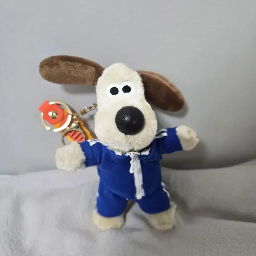 [BUNJANG] Gromit Plush Keychain / 그로밋 인형 키링