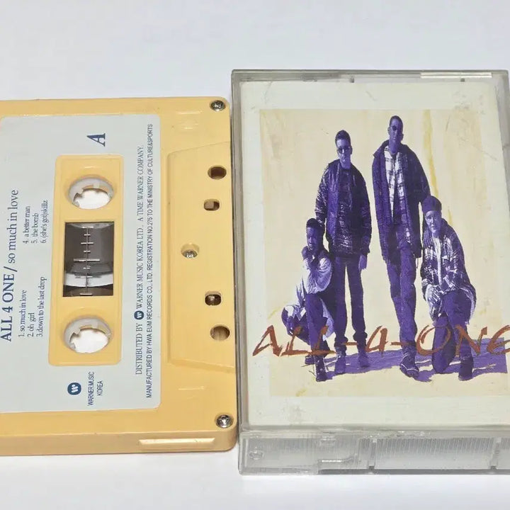 [BUNJANG] All-4-One Debut Album Cassette Tape - I Swear / 올포원(All-4-One) 1집 카세트테이프 - I Swear 수록