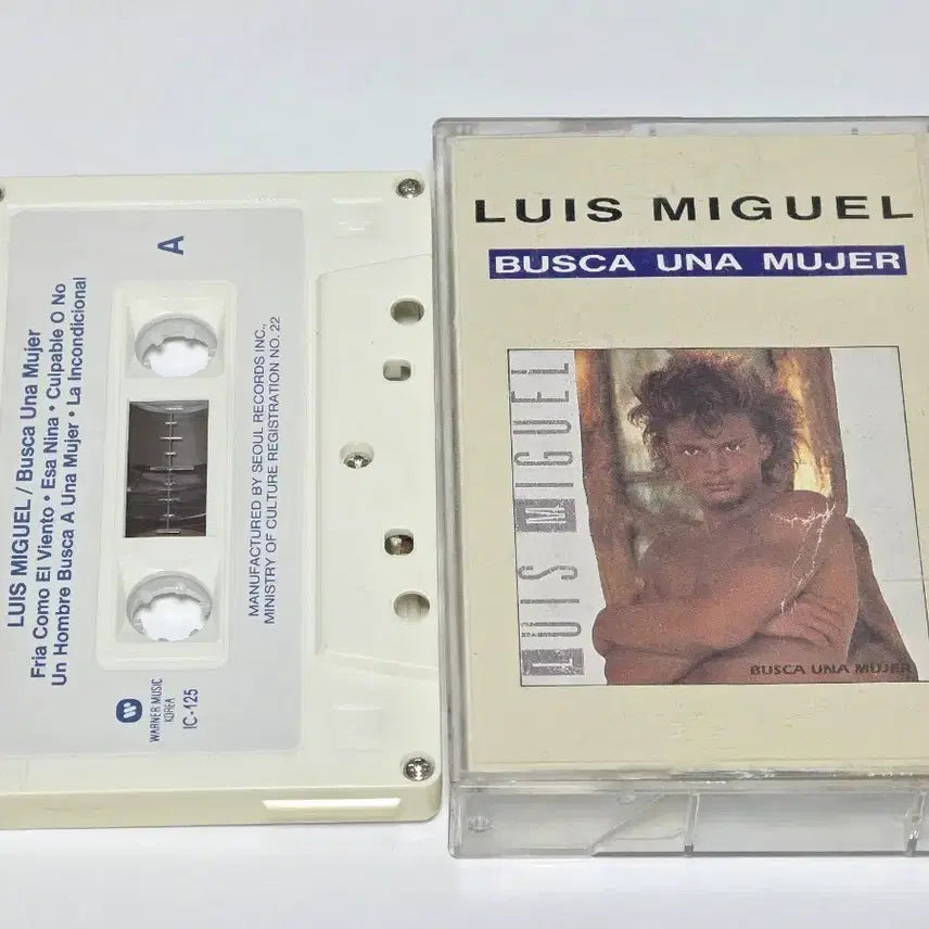 [BUNJANG] Luis Miguel Busca Una Mujer Cassette Tape (Korean Edition) / [희귀/한국판] 루이스 미구엘 Luis Miguel - Busca Una