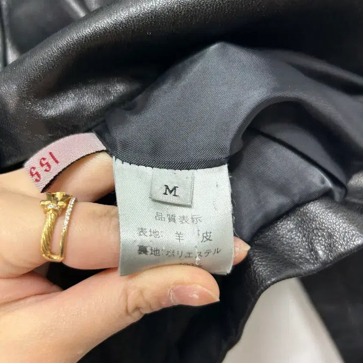 [BUNJANG] Black Leather Women&