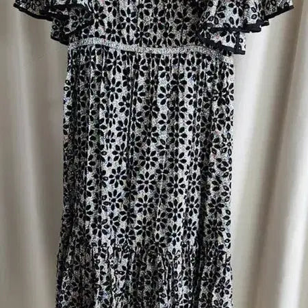 [BUNJANG] Jill Stuart Black Punching Eyelet Dress S / 질스튜어트 블랙 펀칭 아일렛 원피스 / S
