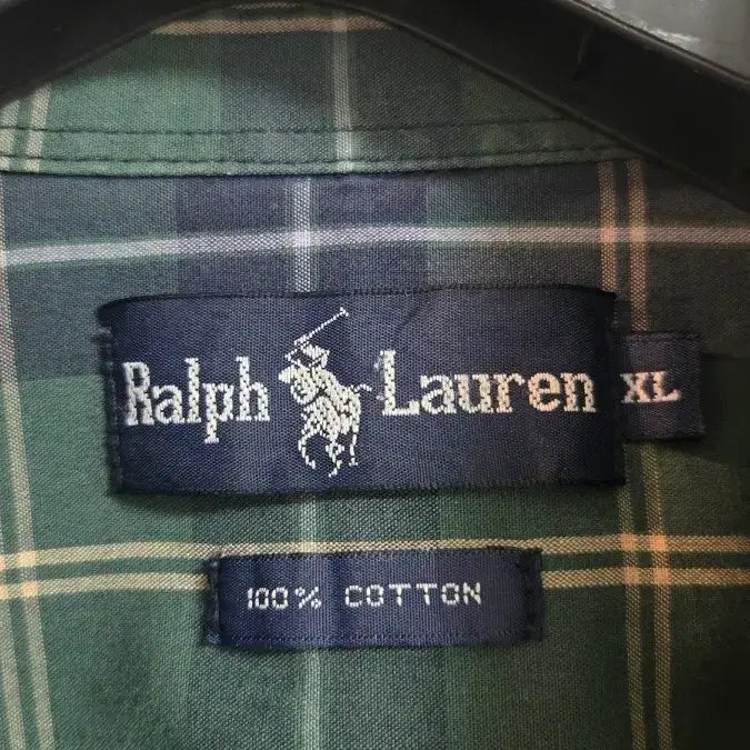 [BUNJANG] Polo Ralph Lauren 100% Cotton Check Shirt / POLO Ralph Lauren 의 100% 면 체크 셔츠