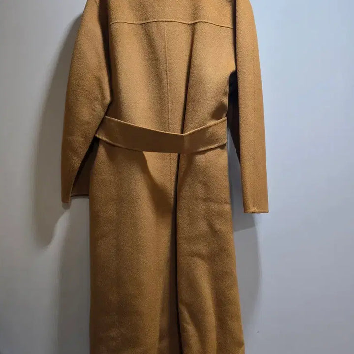[BUNJANG] The Chomi Camel Long Wool Coat Belt Set / 더춈미 카멜 롱 울 코트 벨트 세트